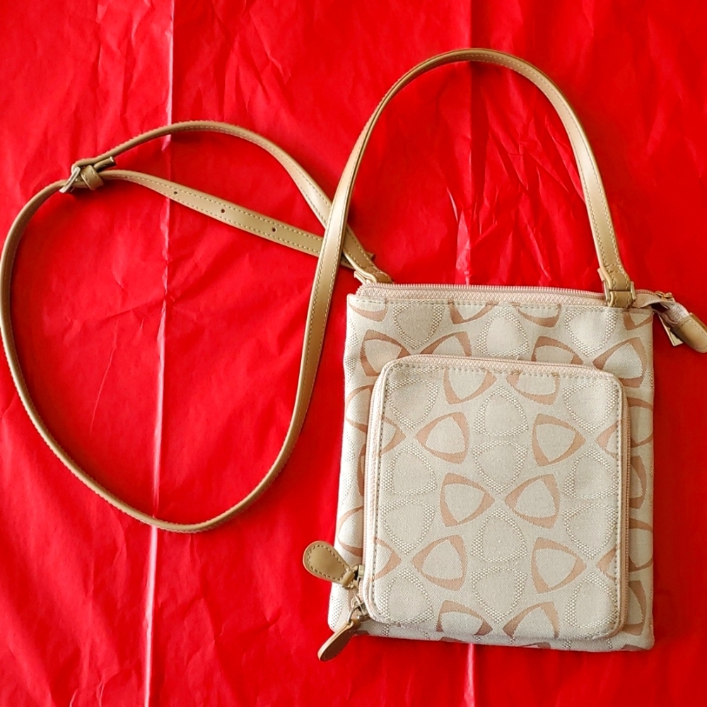 Liz Claiborne  Canvas Crossbody Bag
